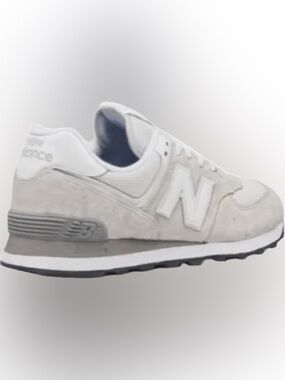 New Balance 574 Core Lifestyle Shoe Box Label - Grey White